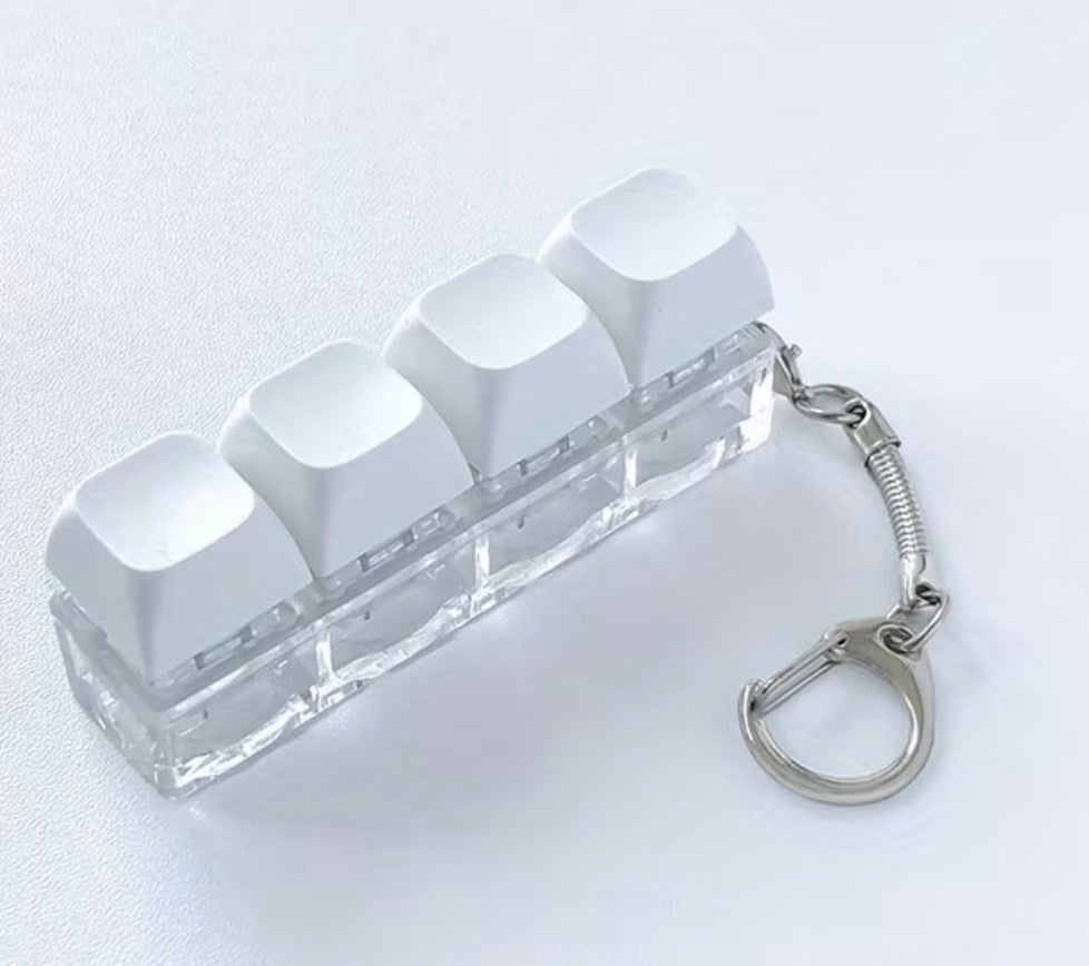 Fidget Keyboard Keychain
