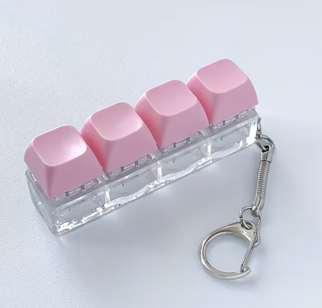 Fidget Keyboard Keychain
