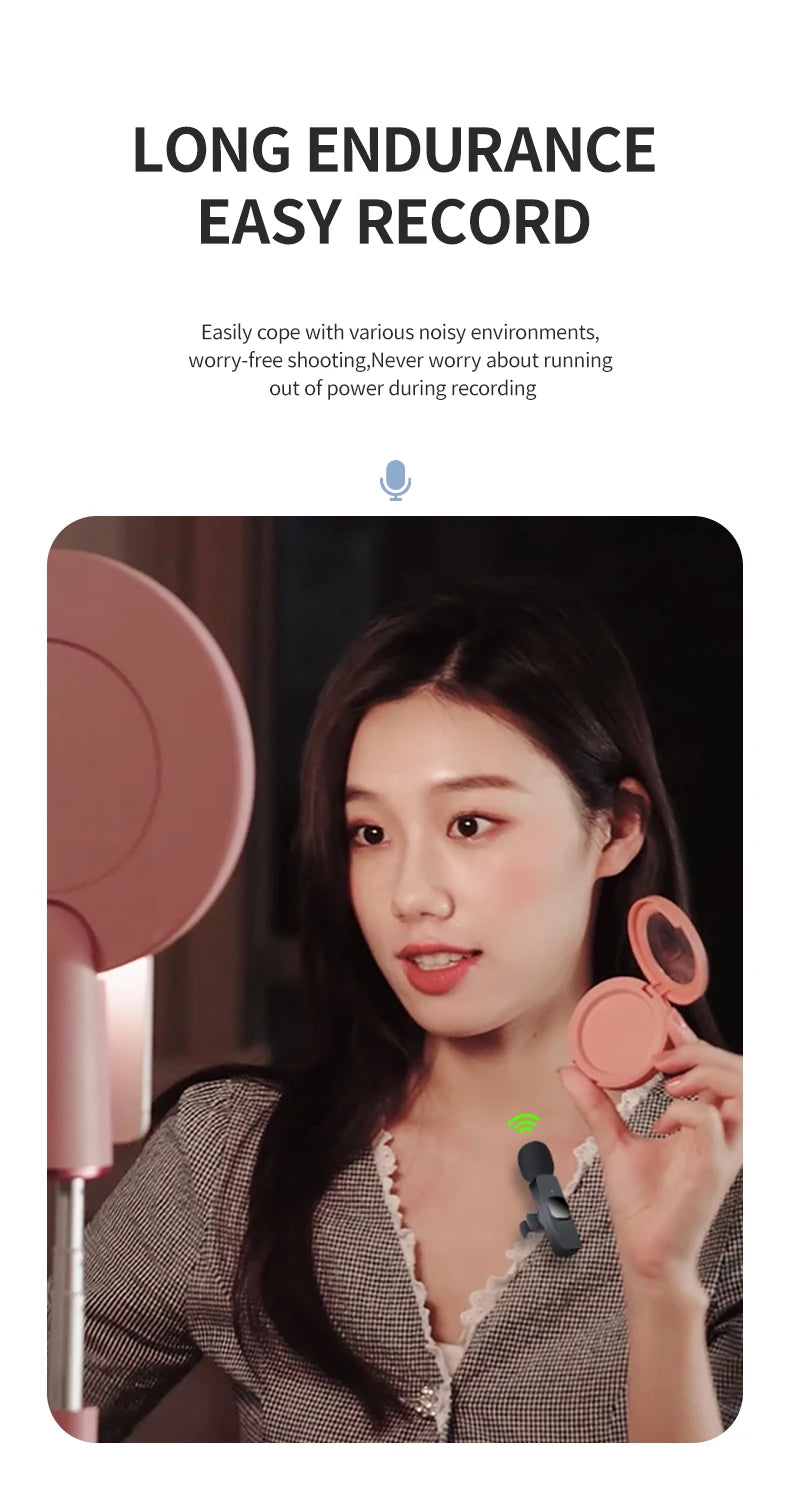 Basix 2.4G Wireless Lavalier Microphone